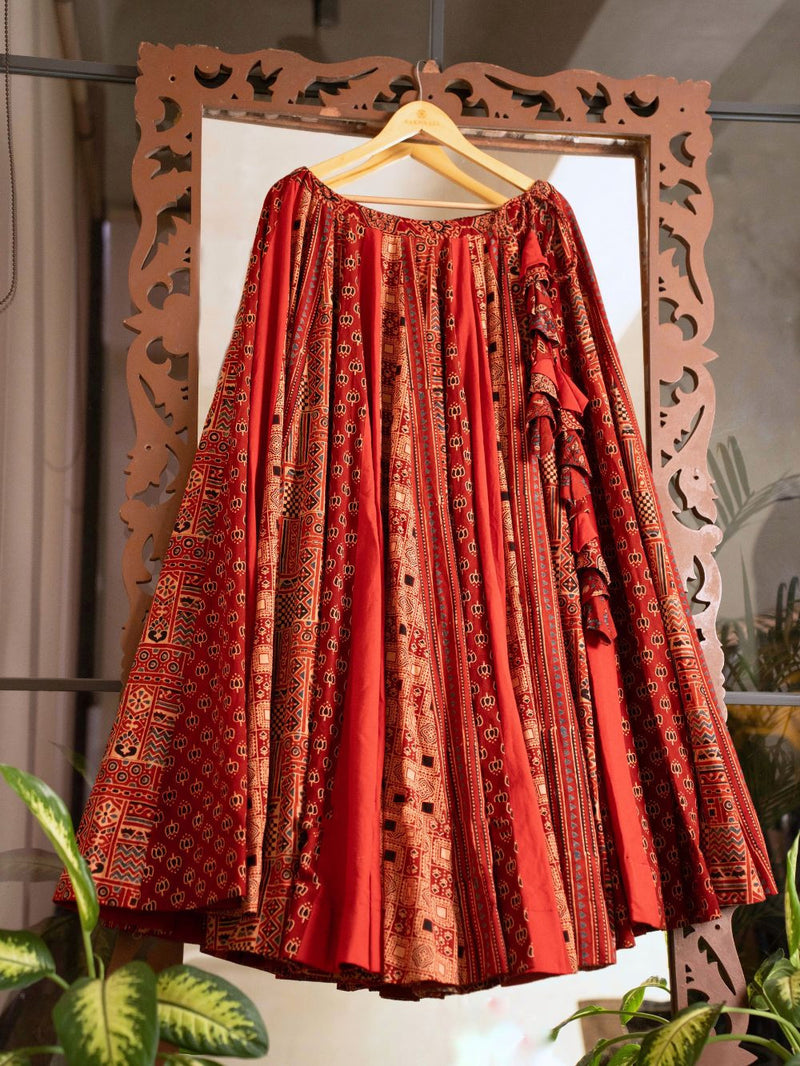 cotton skirt for festivals