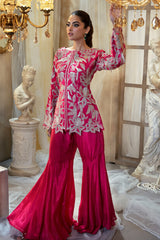 Pink Natural Crepe Co-Ord Set