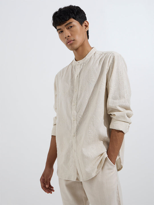 Paisley print shirt for men