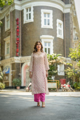 Cotton silk pants for kurta