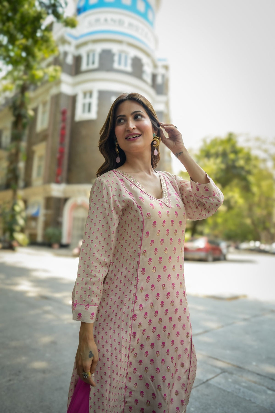 Traditional Indian kurta set