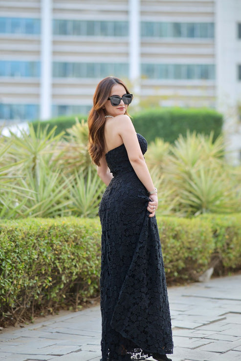 fitted waist midi dress