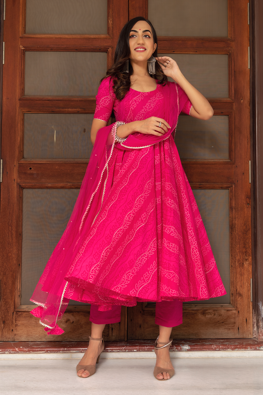 Bhandhej cotton suit