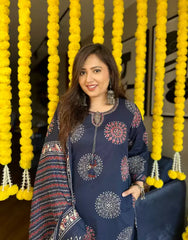 Traditional Indian cotton suit