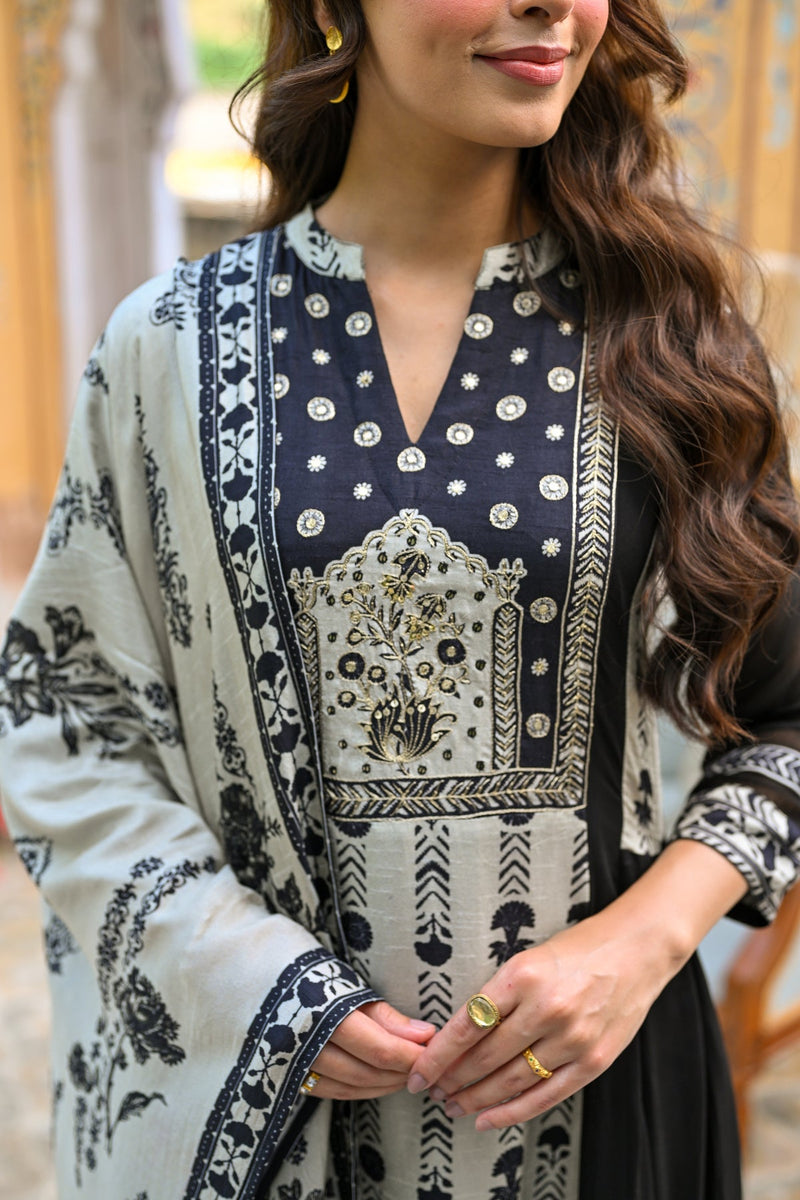 Flowing Anarkali dress