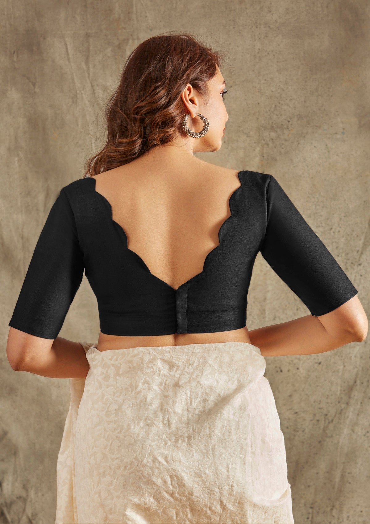 V neck blouse design