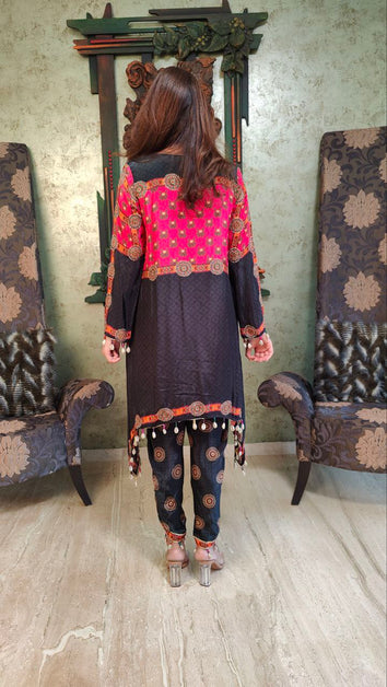 Festive wear kurta dhoti set for girls