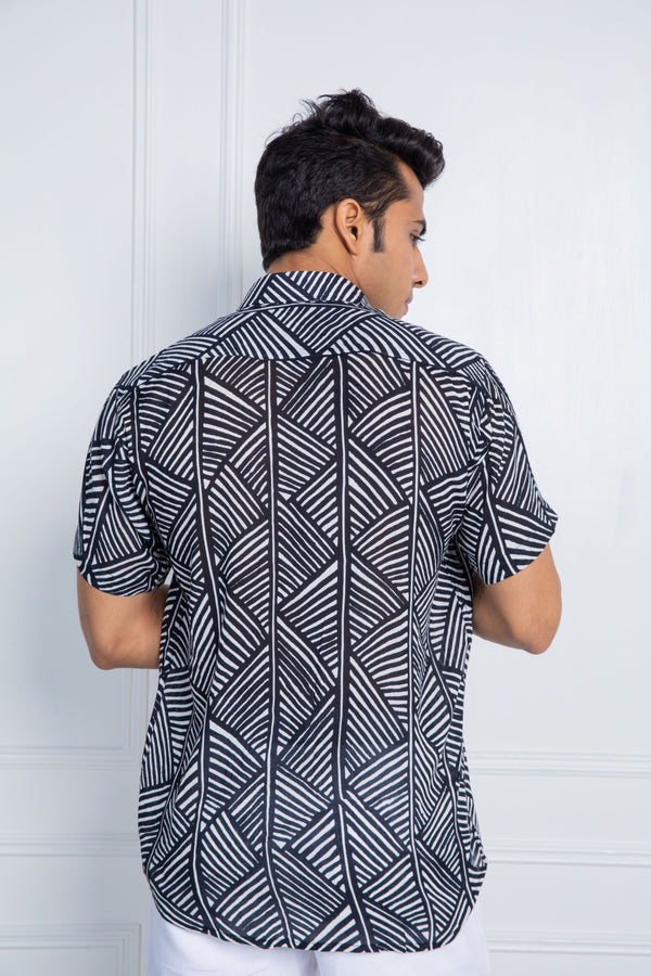 Men’s regular fit cotton shirt
