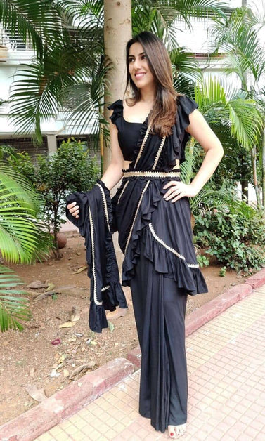 stylish modern sari for women