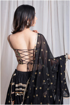 black skirt set