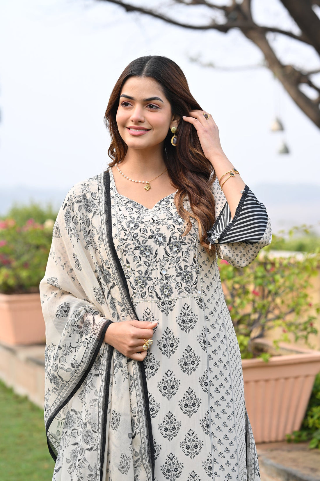 Printed kurta with pants