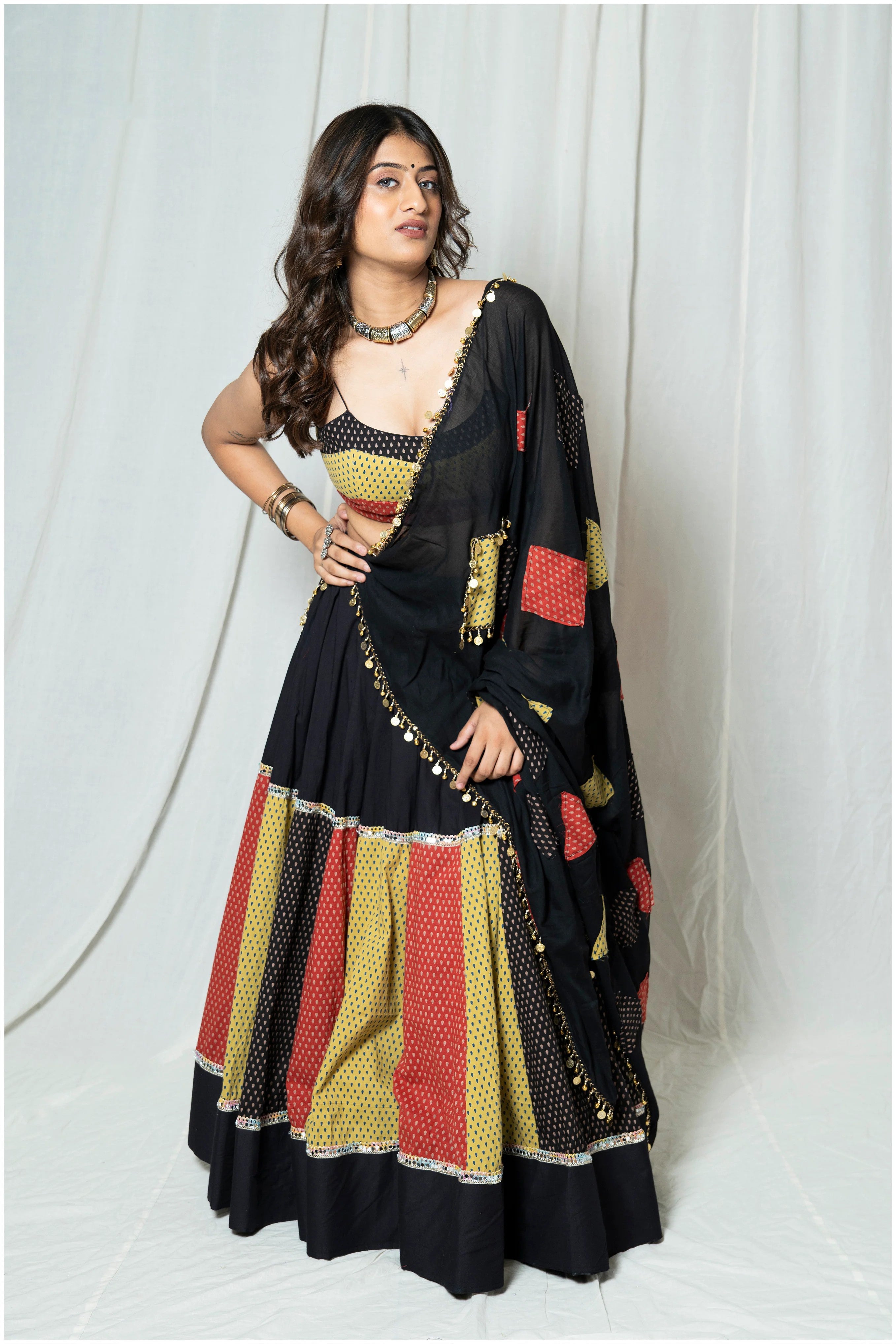 black skirt set women