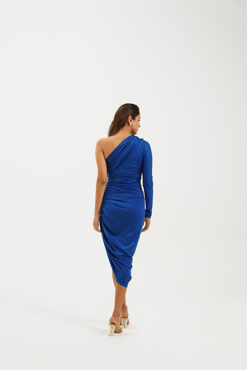 one shoulder formal dress