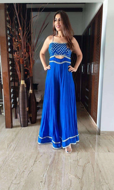 Lightweight ethnic jumpsuit for festivals