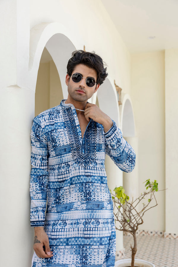 Men’s ethnic linen wear