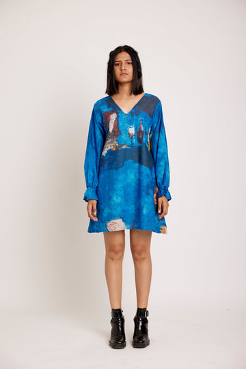 Blue Greek Island Dress