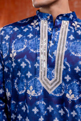 Tie-dye kurta for men