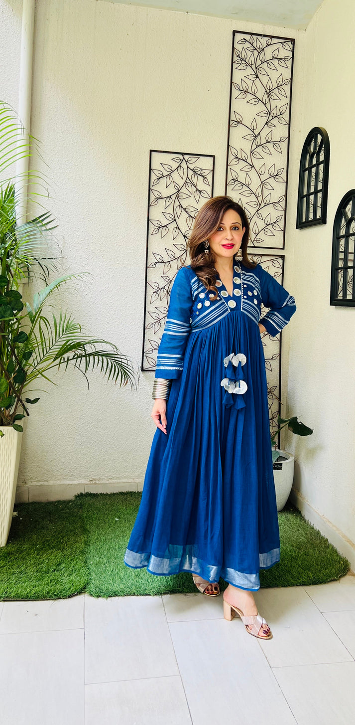 Linen Midi Dress for Women