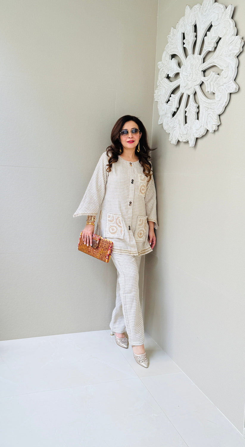 Eco-friendly women’s outfit