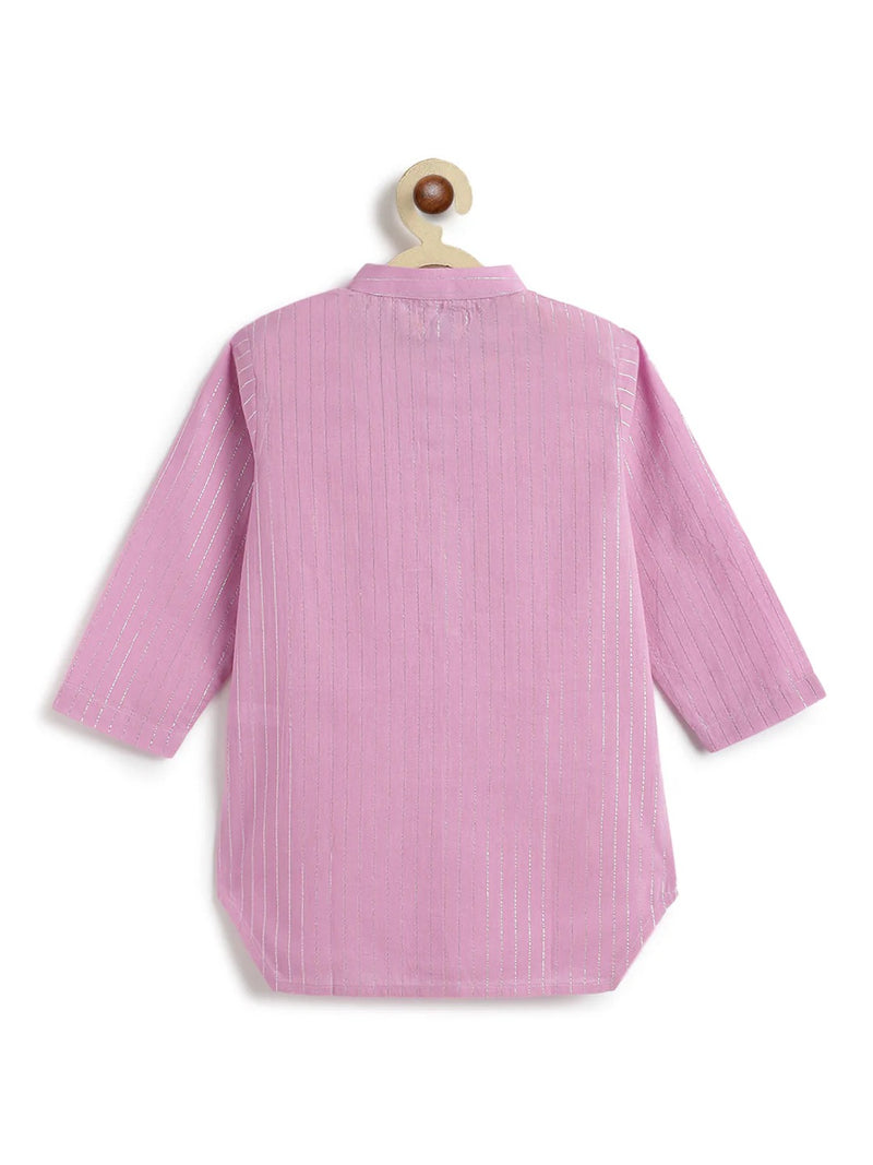 Chandaniya purple kurta pyjama set for boys