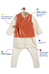 rust orange bundi for kids