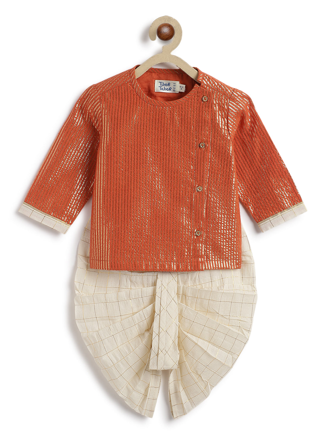 rust and cream festive wear