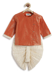 rust and cream festive wear