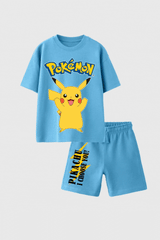 Pokemon Pikachu Boys Shorts Set