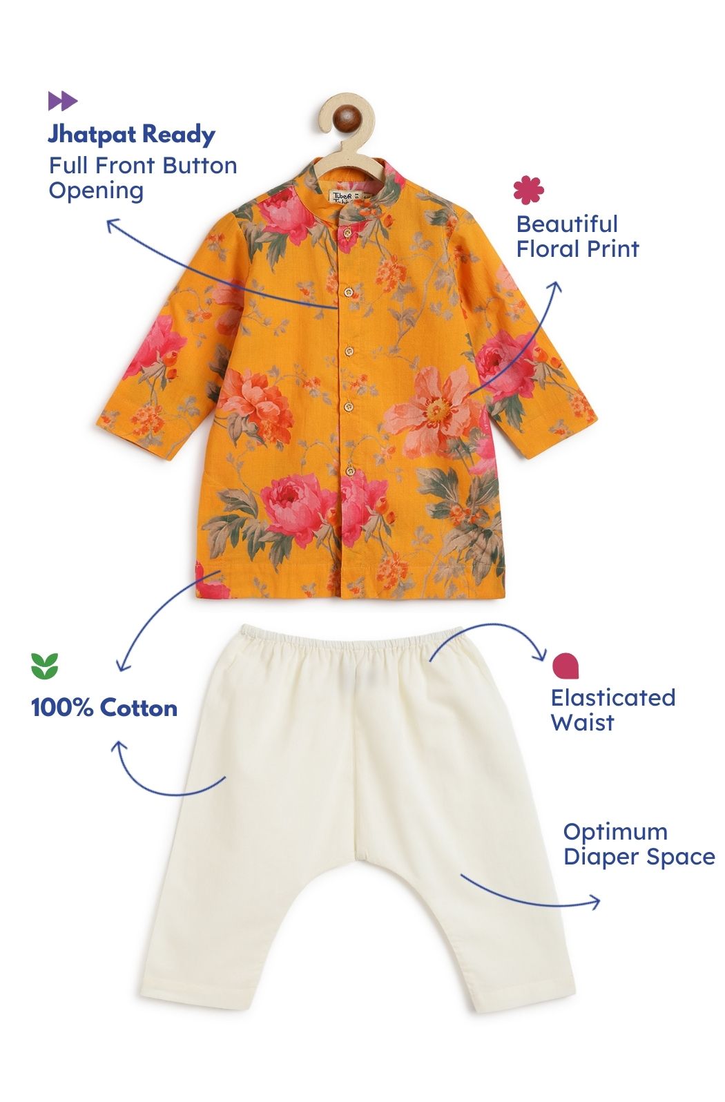 yellow kurta for boys