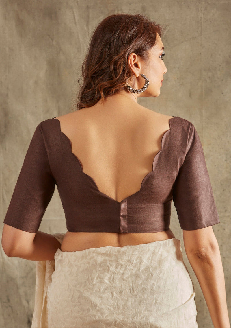 Cotton blouse with lining