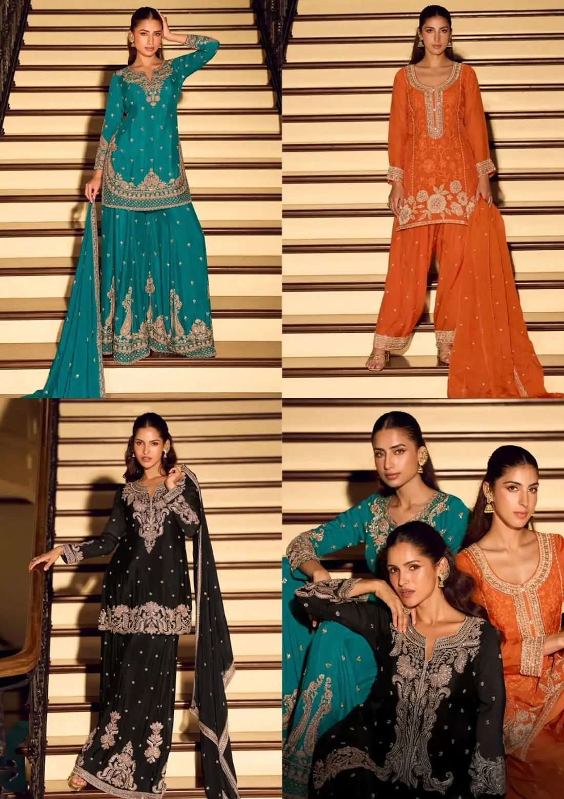 SAYURI DESIGNER KANCHAN CHINNON SILK SUIT