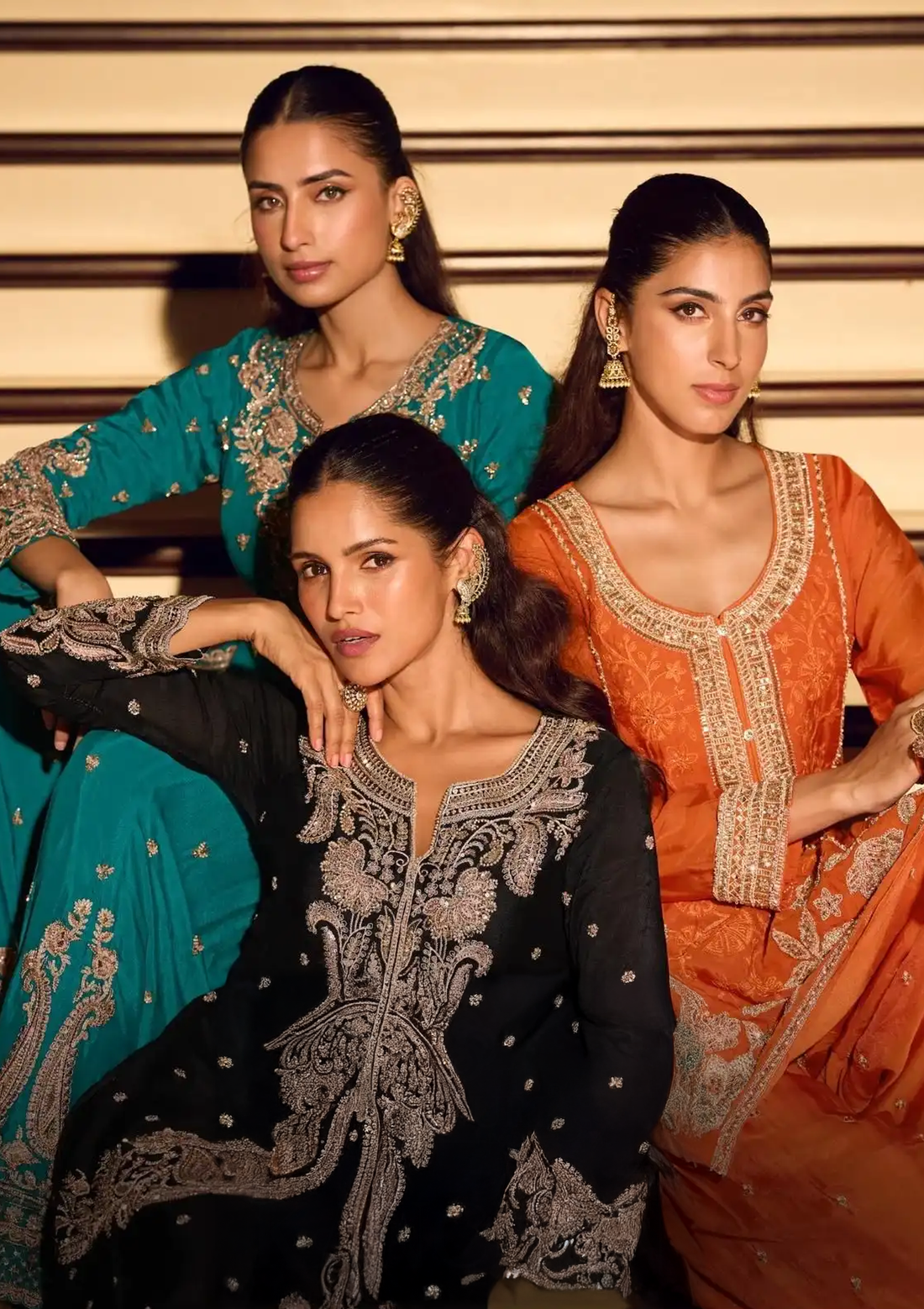 SAYURI DESIGNER KANCHAN CHINNON SILK SUIT