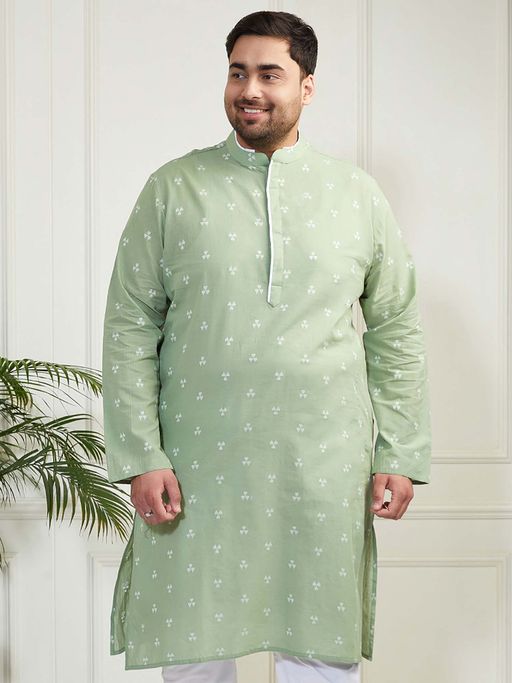 Shahanshah Grey Cotton Kurta