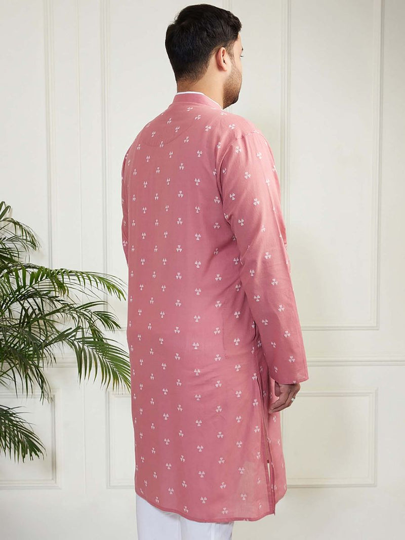 Shahanshah Grey Cotton Kurta