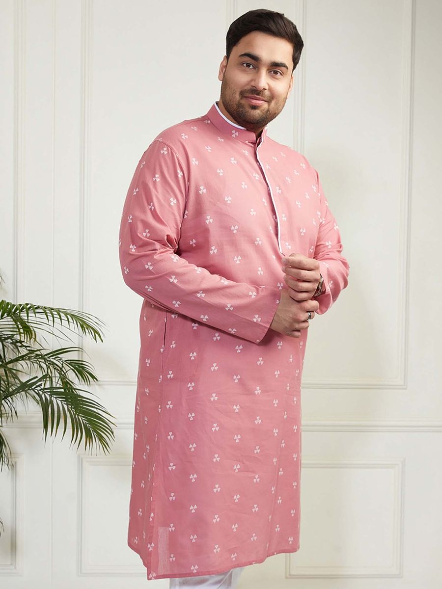 Shahanshah Grey Cotton Kurta