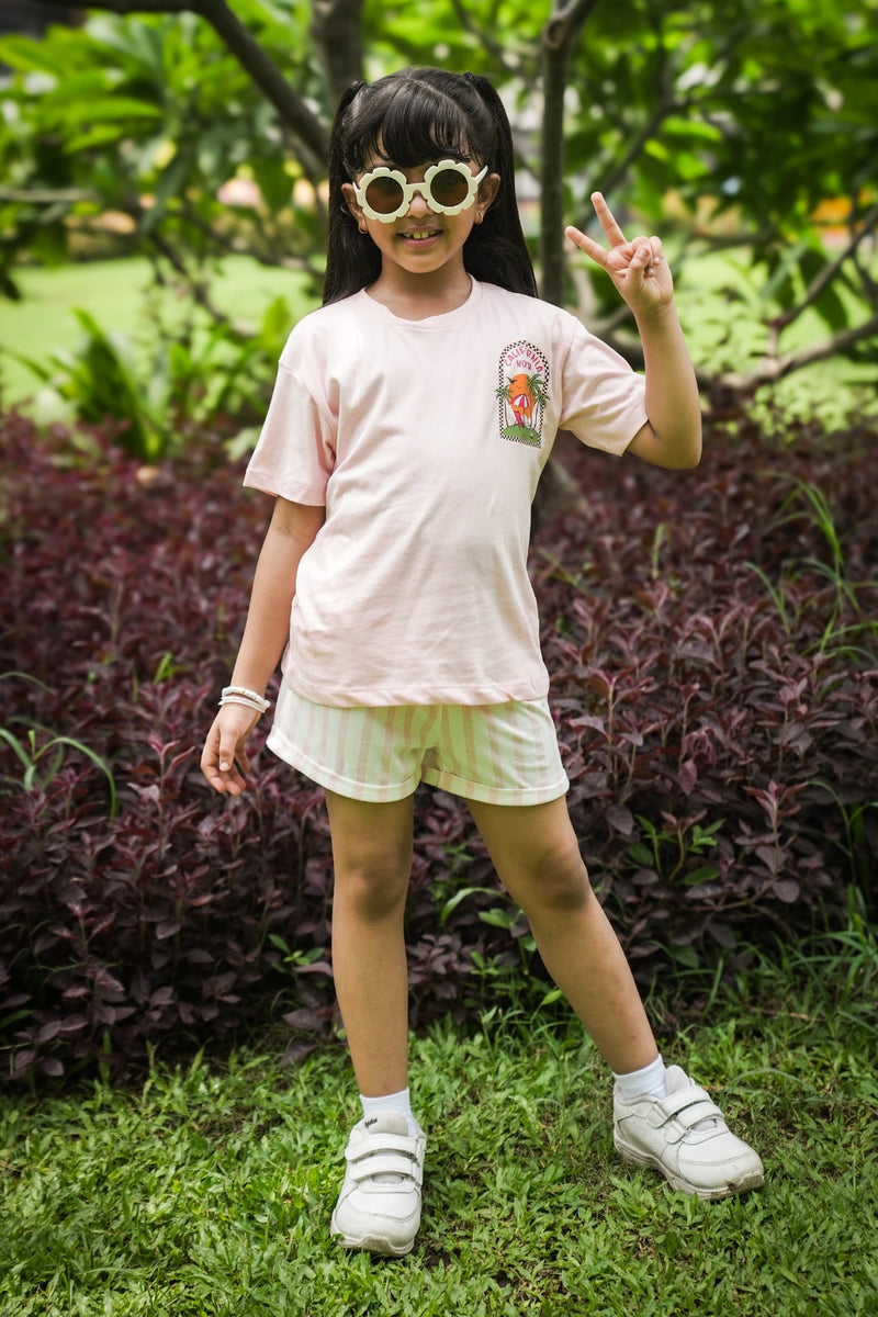 toddler cotton shorts set