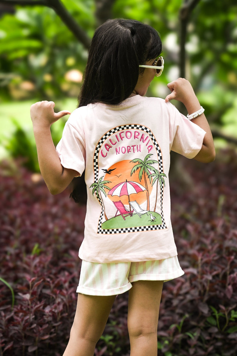 casual shorts set for children