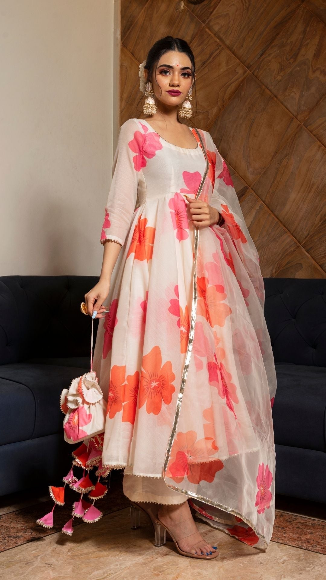 Traditional Anarkali set