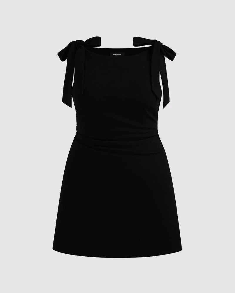 Curve-hugging mini dress