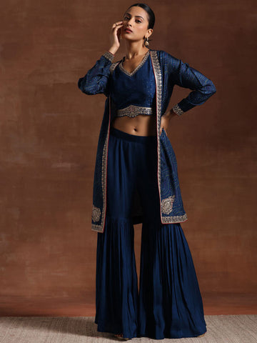 Kesari Mahal Jacket Sharara Set