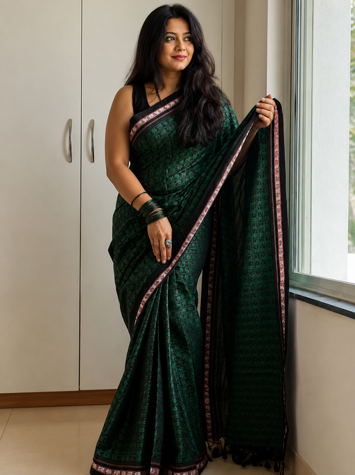 Gajavarn Khun Traditional Maharashtrian Ethnic Wear Saree