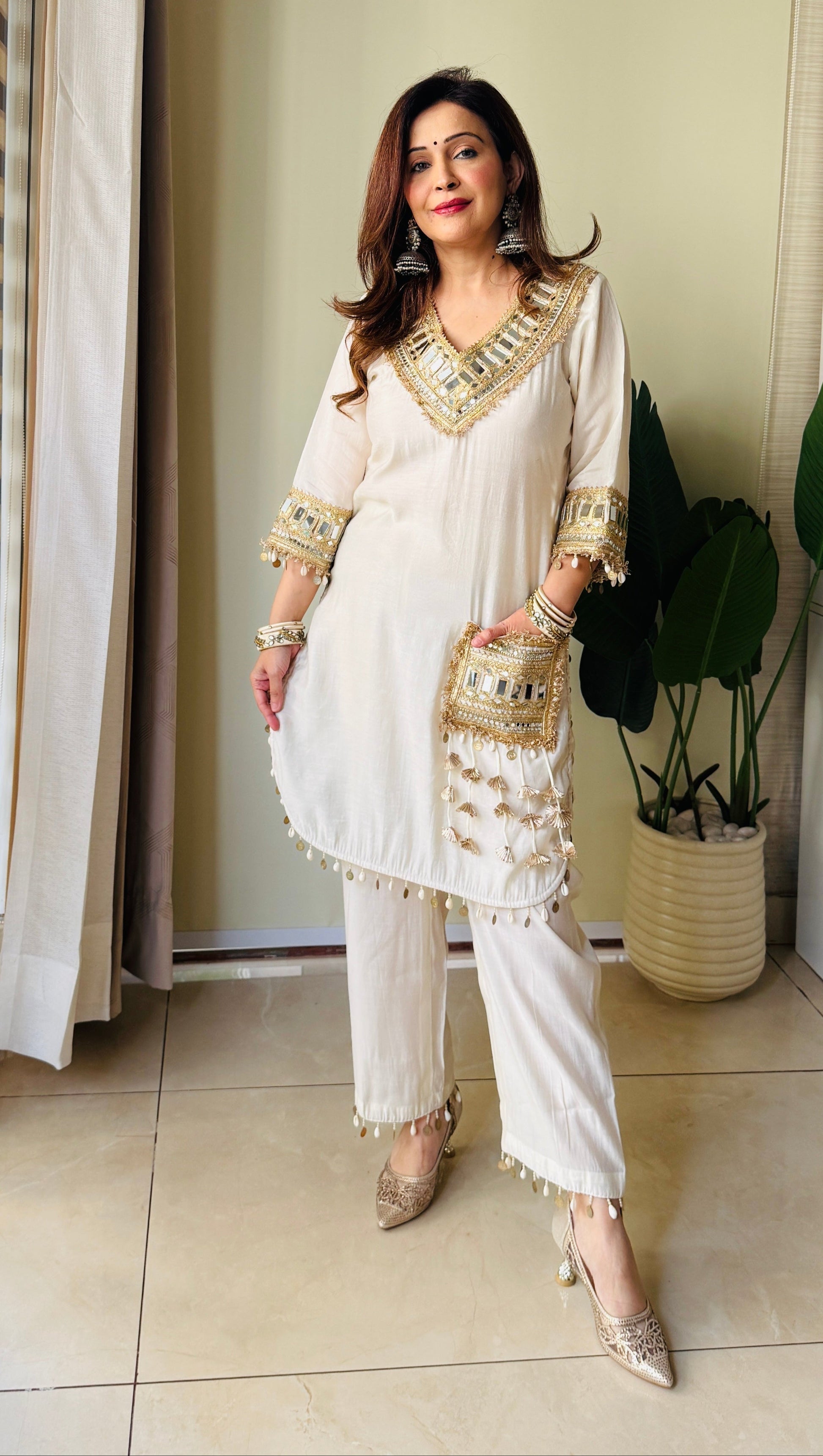 Chanderi Women's Co-ord Set