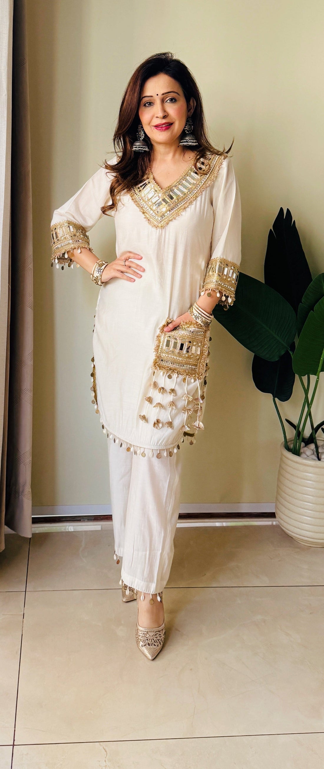 Chanderi Women's Co-ord Set