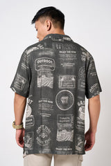 Half sleeve rayon shirt