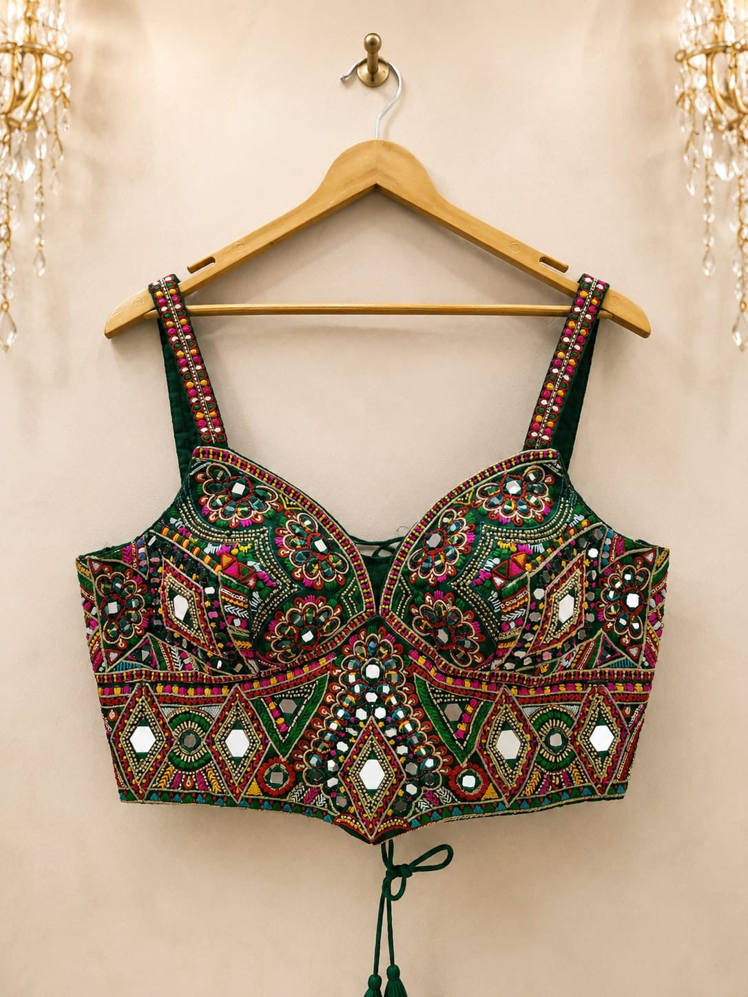 Rajrani Navrang Mirror Corset Blouse ✨