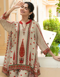 Zariya Ethnic Crepe Co-Ord Set