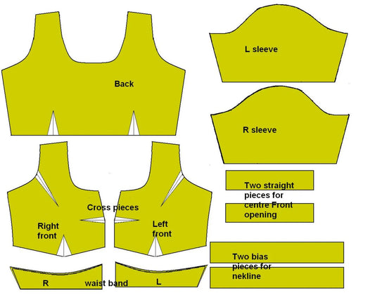 Custom Women's Blouse Stitching 1280