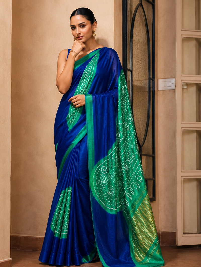  Gaji Silk Rasmandal Raibandhej Saree