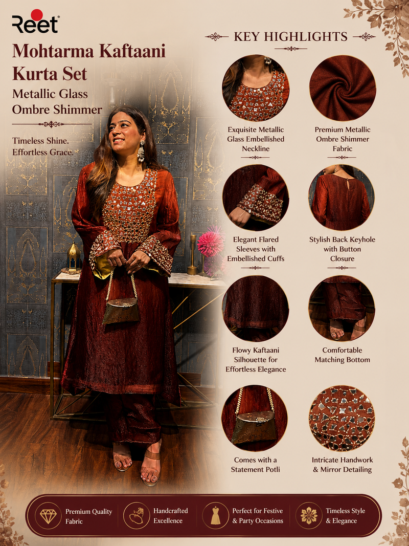 Mohtarma Kaftaani Kurta Set