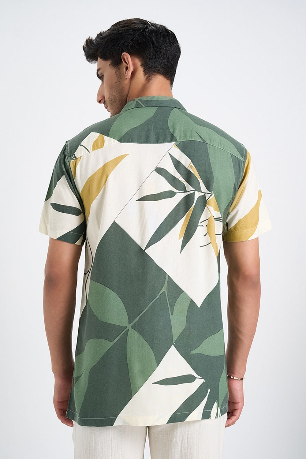 Camp collar men’s shirt